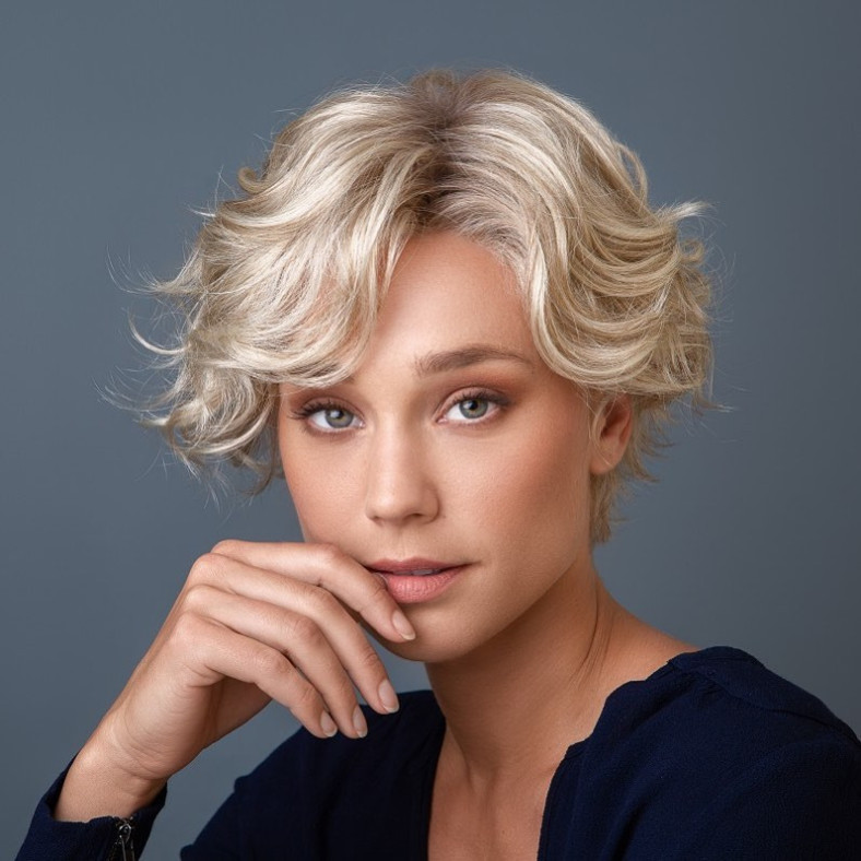 Perruque bouclée courte pour femme - Modèle Camille