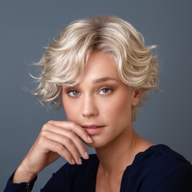 Perruque bouclée courte pour femme - Modèle Camille